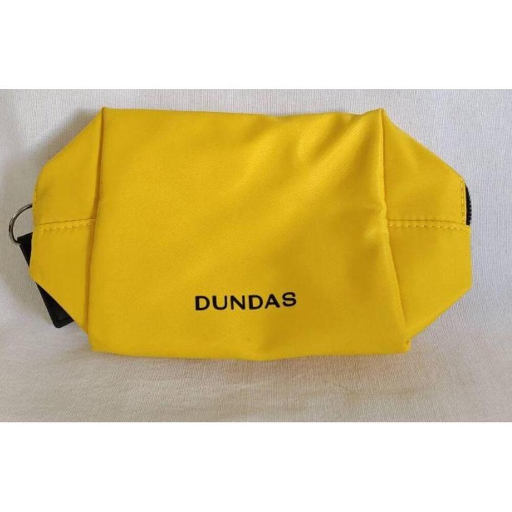 Dundas Bag Fanny Pack Small Pouch Yellow Toiletry Makeup‎ Dundas Branding modern